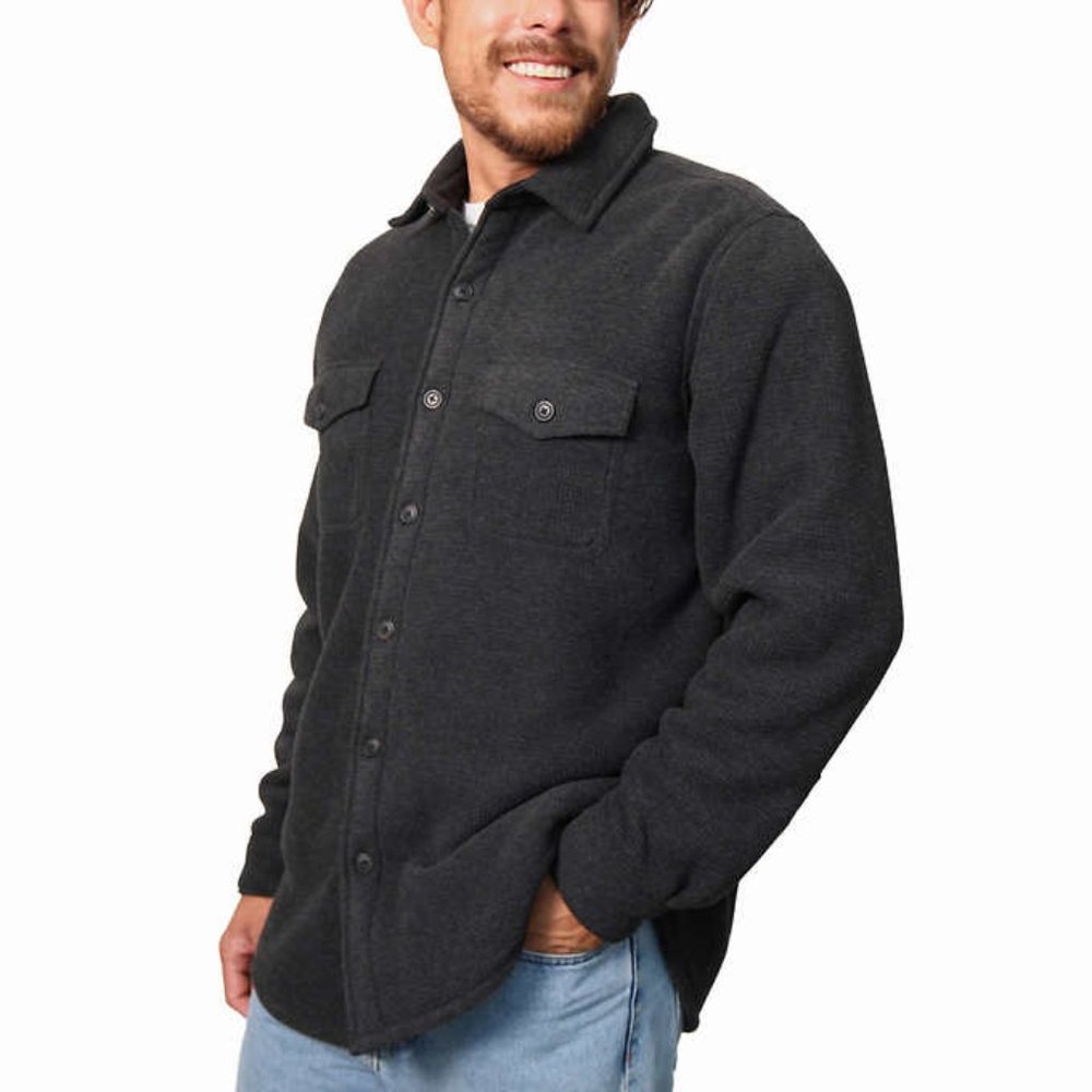 Freedom Foundry Men’s Fleece Shirt Jacket - Picture 4 of 4